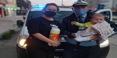 Sakarya'da yasak nedeniyle bebeği için süt bulamayan annenin yardımına ekipler koştu