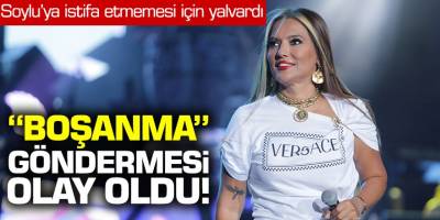 Demet Akalın Soylu'ya istifa etmemesi için yalvardı! Takipçisinin '' Boşanma'' göndermesi olay oldu