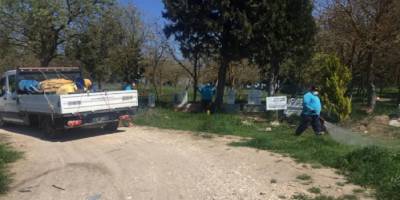 Manisa’da bulunan mezarlıklar bakıma alındı