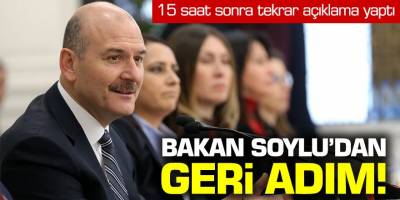 Süleyman Soylu istifa sonrası tekrar açıklama yaptı