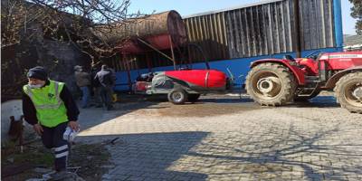 Balıkesir Edincik'te gönüllü dezenfekte timi kuruldu