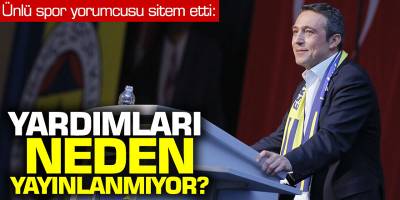 Ünlü spor yorumcusu sitem etti: Yardımları neden yayınlanmıyor?