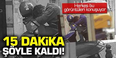 Herkes bu görüntüleri konuşuyor! Getir kuryesinin görüntüsü yürekleri dağladı...