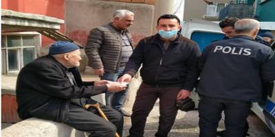 Kütahya'da Abdullah dededen duygulandıran bağış