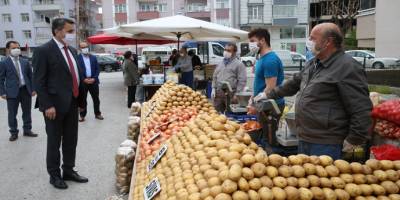 Belediye Başkanı Eroğlu'dan pazar denetimi
