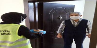 Kayseri'de Gurbetçi vatandaştan 'Biz Bize Yeteriz Türkiyem' kampanyasına 400 Euro