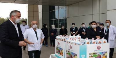 Bafra Belediye Başkanı Kılıç’tan sağlıkçılara 'nokul'