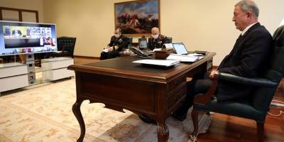 Milli Savunma Bakanı Akar, video konferansla NATO Savunma Bakanları Toplantısı’na katıldı