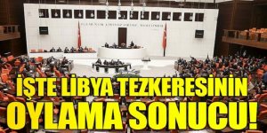 Son Dakika işte Libya Tezkeresinin Oylama Sonucu!