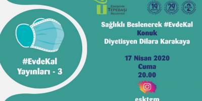 Tepebaşı Belediyesi ‘Evde Kal’ yayınları sürüyor