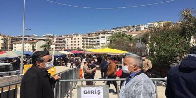 Kuşadası Kaymakamlıktan pazaryerlerine sıkı denetim