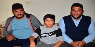 Samsun’da yaşayan 10 yaşındaki Mecit engelli bakım parasını dayanışma kampanyasına bağışladı