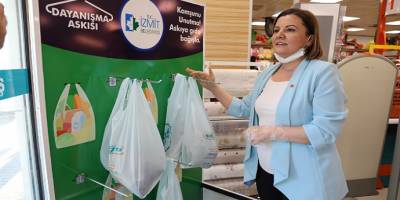 Kocaeli İzmit Belediyesi’nden dayanışma askısı