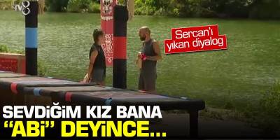 Survivor'da Sercan'ı yıkan diyalog! Sevdiğim kız bana 'Abi' deyince...