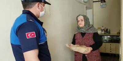 Osmangazi Belediyesi, Zabıta ekipleri Hanife Teyze'yi duygulandırdı