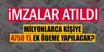 Milyonlarca Emekli İçin Planlanan 4 Bin 475 TL Ek Ödeme SGK Tarafından İmzalandı!
