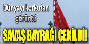 İran kırmızı savaş bayrağını çekti!