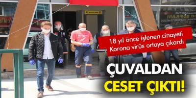 İzmit'te Korona virüs temizliği yapan bina sakinleri çöp diye attıkları çuvaldan ceset çıktı