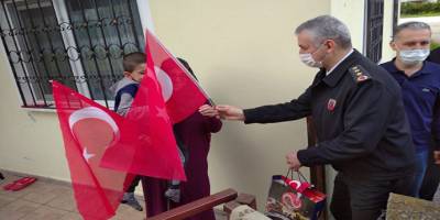 Düzce'de Şehit çocukları da unutulmadı