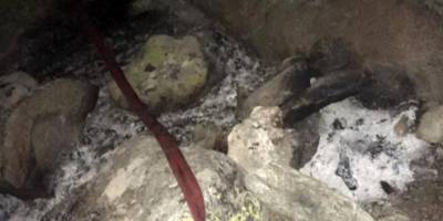 Kütahya'nın Emet ilçesinde çıkan yangın ormana sıçramadan söndürüldü