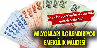 3600 Günden 49 Yaşında Erken Emekli Olacaksınız! 3600 güden erken emeklilik müjdesi geldi