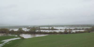 Muş’un Malazgirt ilçesinde 50 bin dekarlık ekili alan sular altında kaldı