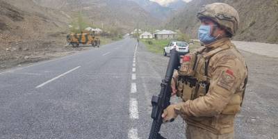 Hakkari'de Karantinaya alınan köylerde güvenlik önlemleri arttırıldı