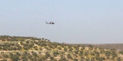 Hatay'ın Suriye sınırında helikopter hareketliliği