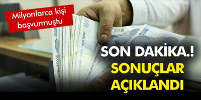 Son dakika: Kısa Çalışma Ödeneği'ne milyonlarca kişi başvurmuştu sonuçlar açıklandı