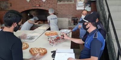 Pazaryeri Belediyesi zabıtalardan Ramazan pidesi denetimi