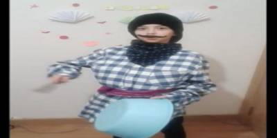 Afyonkarahisar'da minik öğrencilerden Ramazan davulcusu etkinliği