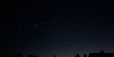 Şanlıurfa’da gökyüzünde görülen ışıklar heyecana neden oldu