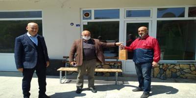 Düzce'de halka ücretsiz hijyen seti dağıtıldı