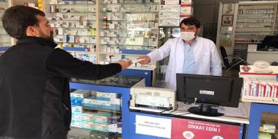 Bingöl’de 20 ile 65 yaş arası 34 bin kişiye maske teslimi yapıldı