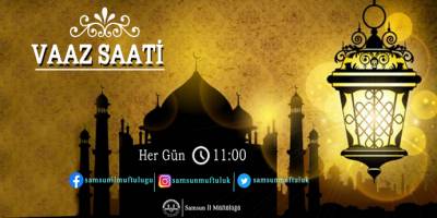 Samsun'da sosyal medya üzerinden vaaz yayını