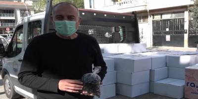 Bursa'da Hayırsever çiftçiden duygulandıran destek