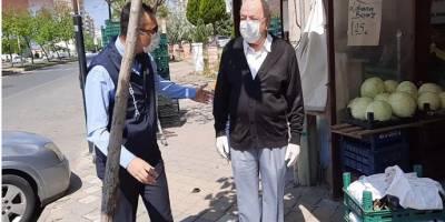 Kahramanmaraş'ta maaş kartını kaybeden yaşlı adamın yardımına zabıta yetişti