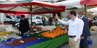 Süleymanpaşa Belediye Başkanı Yüksel, pazarcı esnafını ziyaret etti