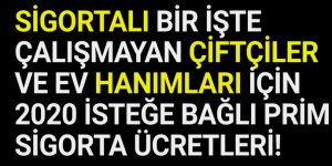 2020 Yılı İsteğe Bağlı Sigorta Primi Belli Oldu!