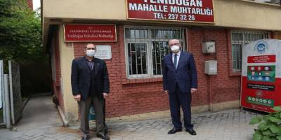 Odunpazarı Belediye Başkanı Kurt’tan Yenidoğan Mahalle Muhtarı Sabit Körpe’ye geçmiş olsun ziyareti