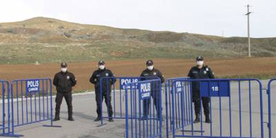 Çankırı'nın merkez Esentepe Mahallesi Vaka sayısı artınca karantinaya alındı