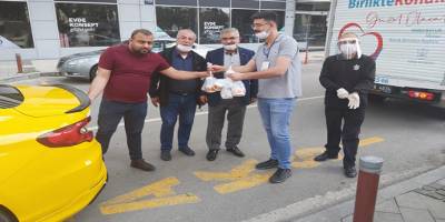 Konak Belediye Başkanı Taksicilere iftarda tavuk pilav