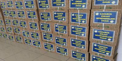 Karabük Ziraat mühendislerinden gıda yardımı