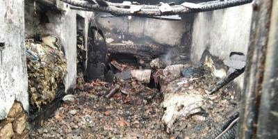 Gölbaşı ilçesinde çıkan Yangında ev küle döndü