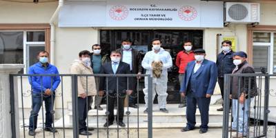 Afyonkarahisar'da Yaralı kızıl şahin tedavi altına alındı