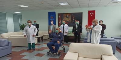Korona virüse karşı Türkiye’de plazma tedavisinin ilk uygulandığı korona hastası taburcu oldu