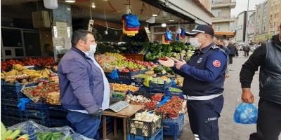 Kırıkkale Belediyesi Zabıta Müdürlüğü ekipleri Covid-19 denetimleri