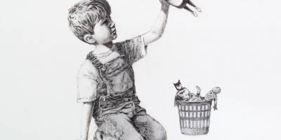 Dünyaca ünlü sokak sanatçısı Banksy, hemşireler için “süper kahraman” eseri