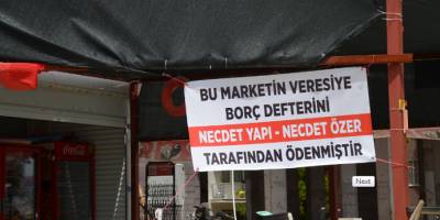 Didim ilçesinde hayırsever iş insanı 3 veresiye defterinin borcunu kapattı