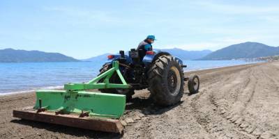 Marmaris Belediyesi Plajları sezona hazırlanıyor